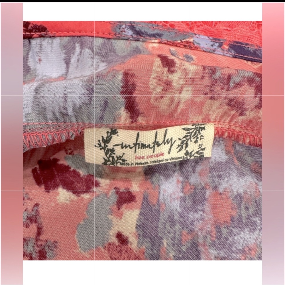 📣[POSHFEST '26] NWT IntimatelyFP PinkFloralLace Slip Adjustable XS🥂 (DO NOT BUY) - Picture 2 of 8